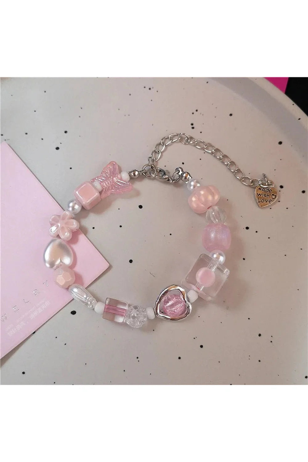 Pastel Dream Charm Bracelets variant 1, delicate pastel-colored charms.