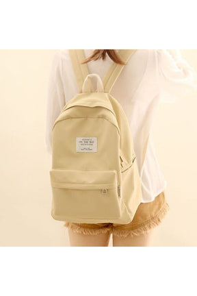 Pastel Simple Design Oxford Backpack