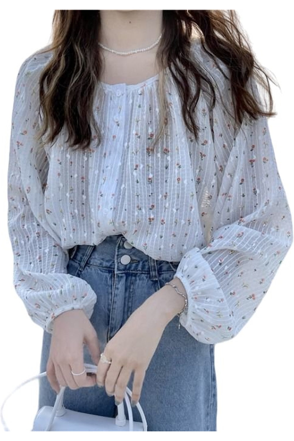 Patchwork Floral Blouse