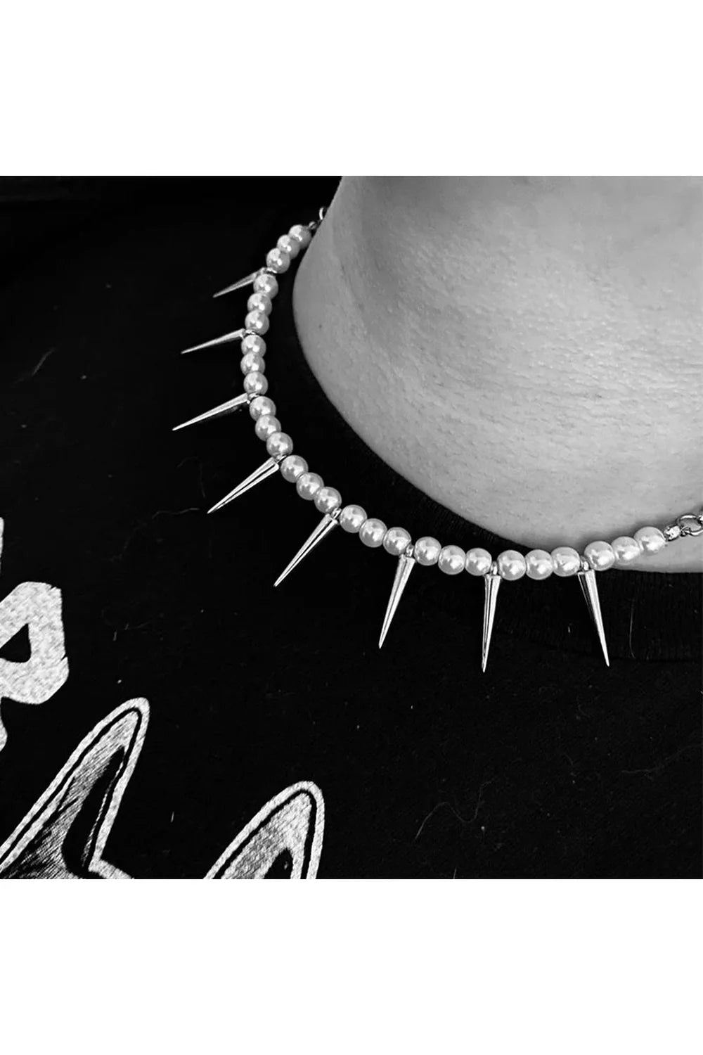 Pearl Spike Necklace