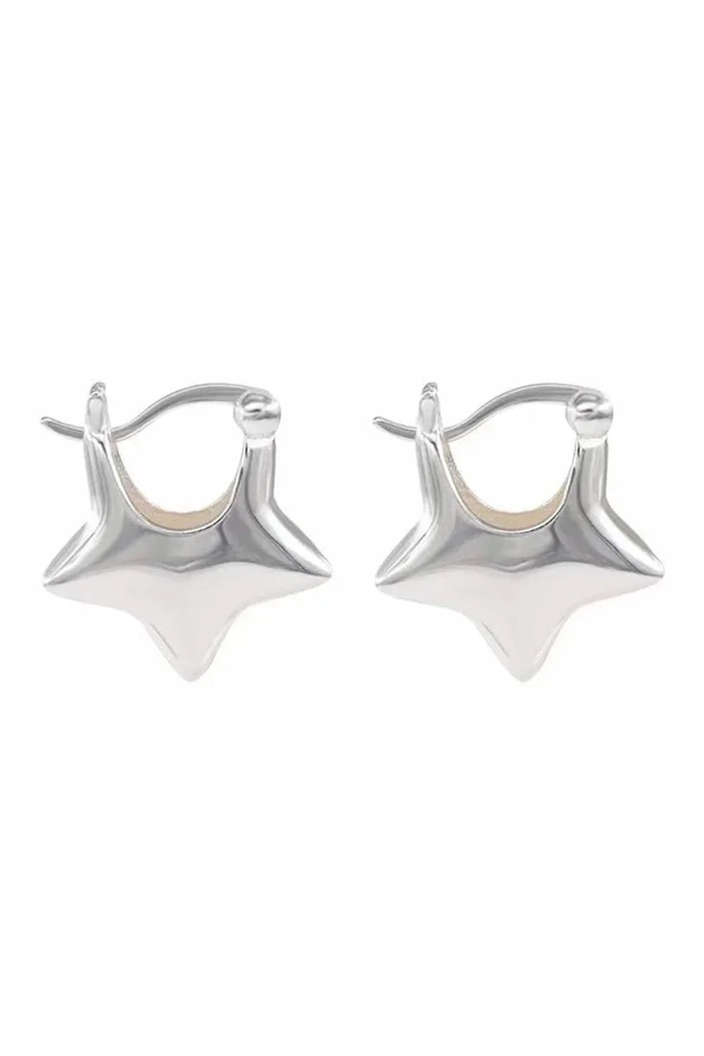 Pentagram Needles Stud Earrings