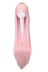 Pink Long Straight Cosplay Hair Wigs