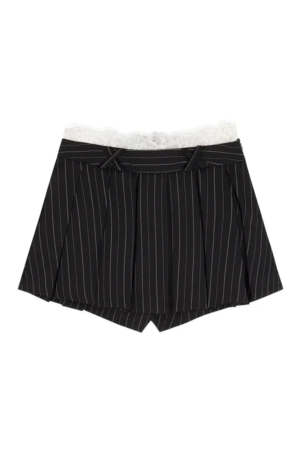 Pinstripe Power Skirt Set, Only Skirt: Sleek pinstripe design.