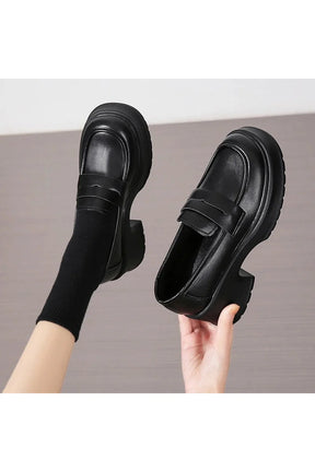 Platform  Leather Shoes