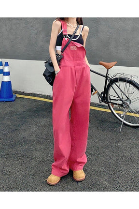 Pink Preppy Pastel Jumpsuit exudes feminine charm.