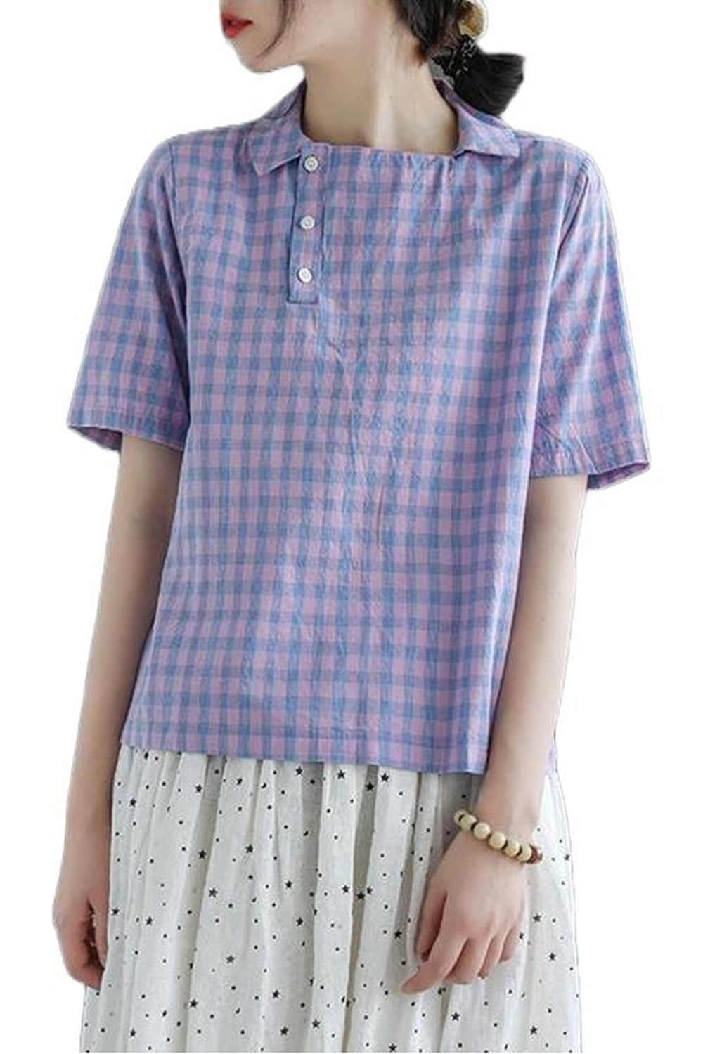 Preppy Casual Blouses Shirt