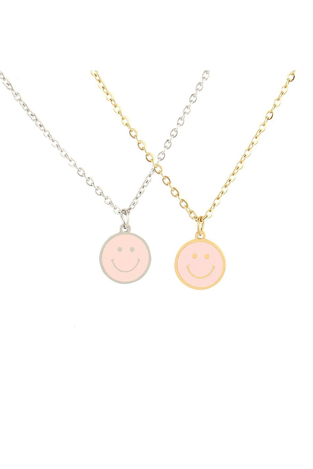 Preppy Color Smiley Necklace