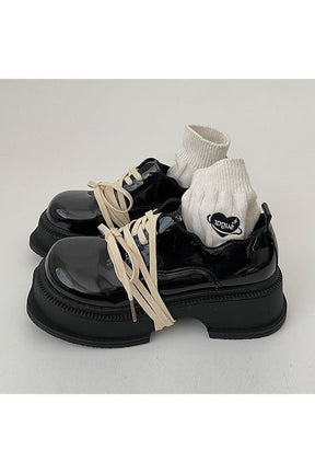 Preppy Platform British Style Shoes