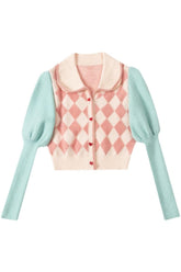 Fall Preppy Style Crop Knit Cardigans