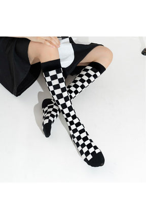 Preppy Style Knee High Socks