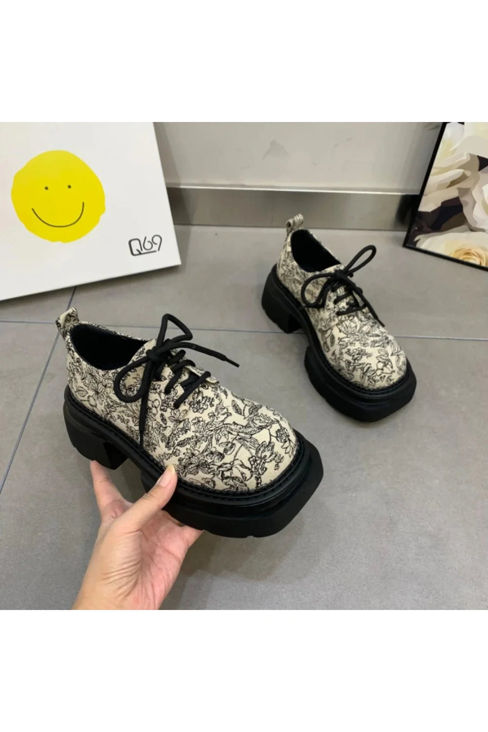 Printed Muffin Shoes