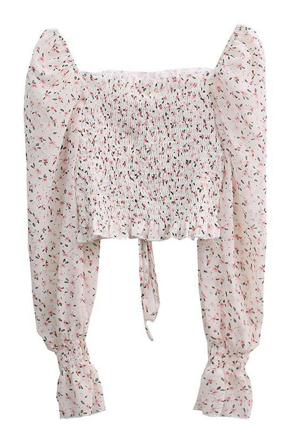 Puff Sleeve Floral Blouse