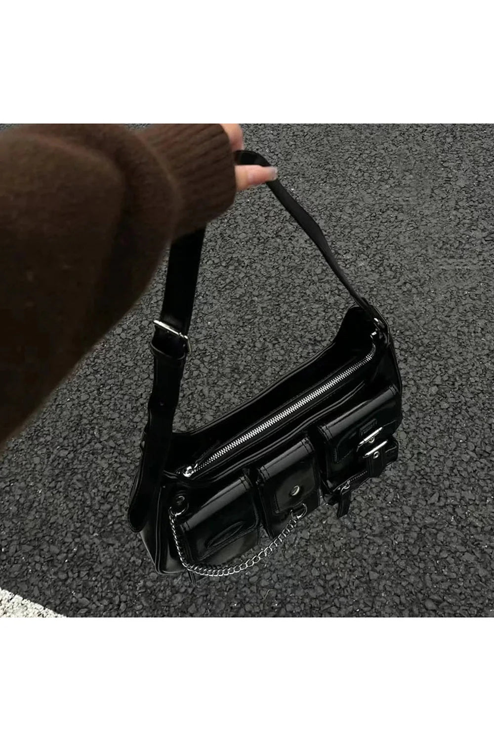 Punk Chains Shoulder Bag