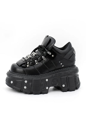 Punk Lace-up Ankle Sneakers