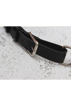 Punk Pu Leather Metal Chain Belt