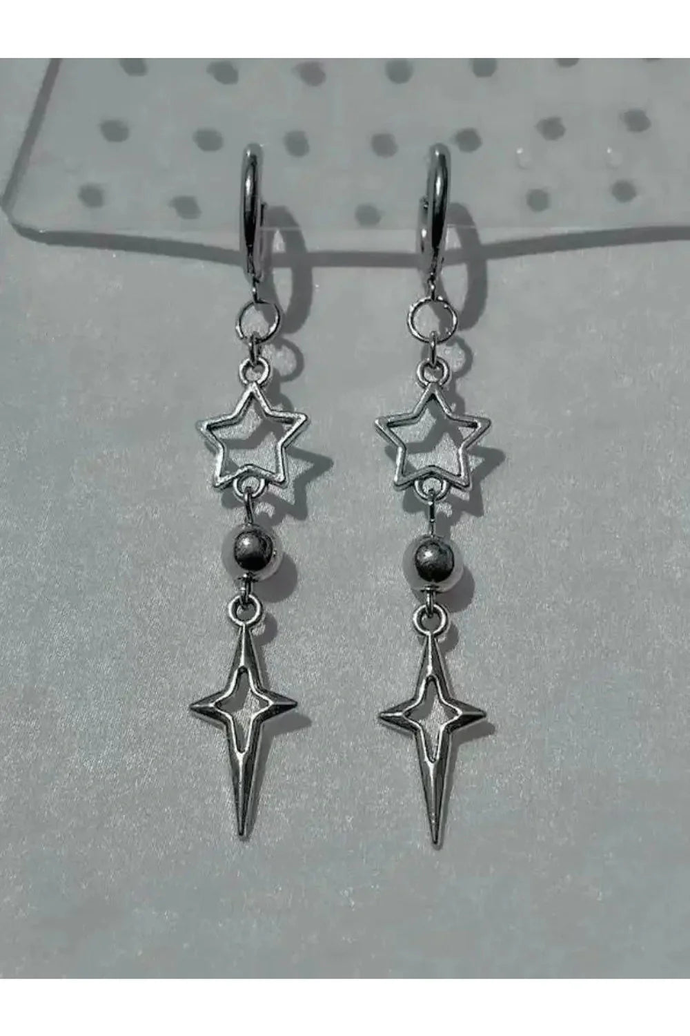 Stylish Punk Star Earrings in Color1 Variant.