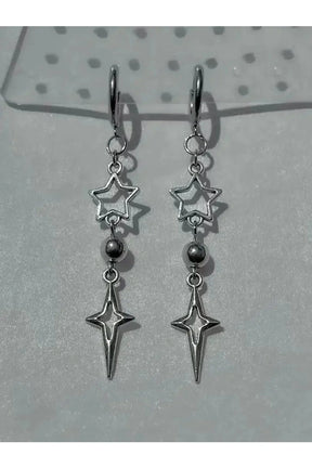 Stylish Punk Star Earrings in Color1 Variant.