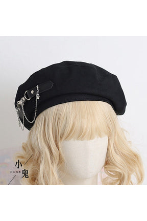 Punk Style Buckle Hat