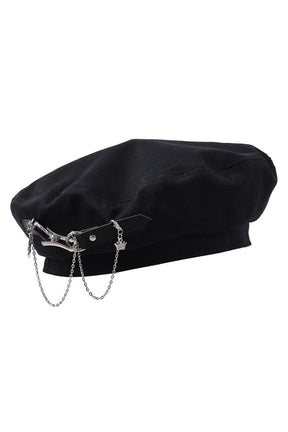 Punk Style Buckle Hat