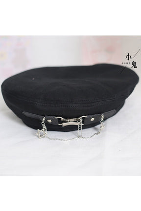 Punk Style Buckle Hat