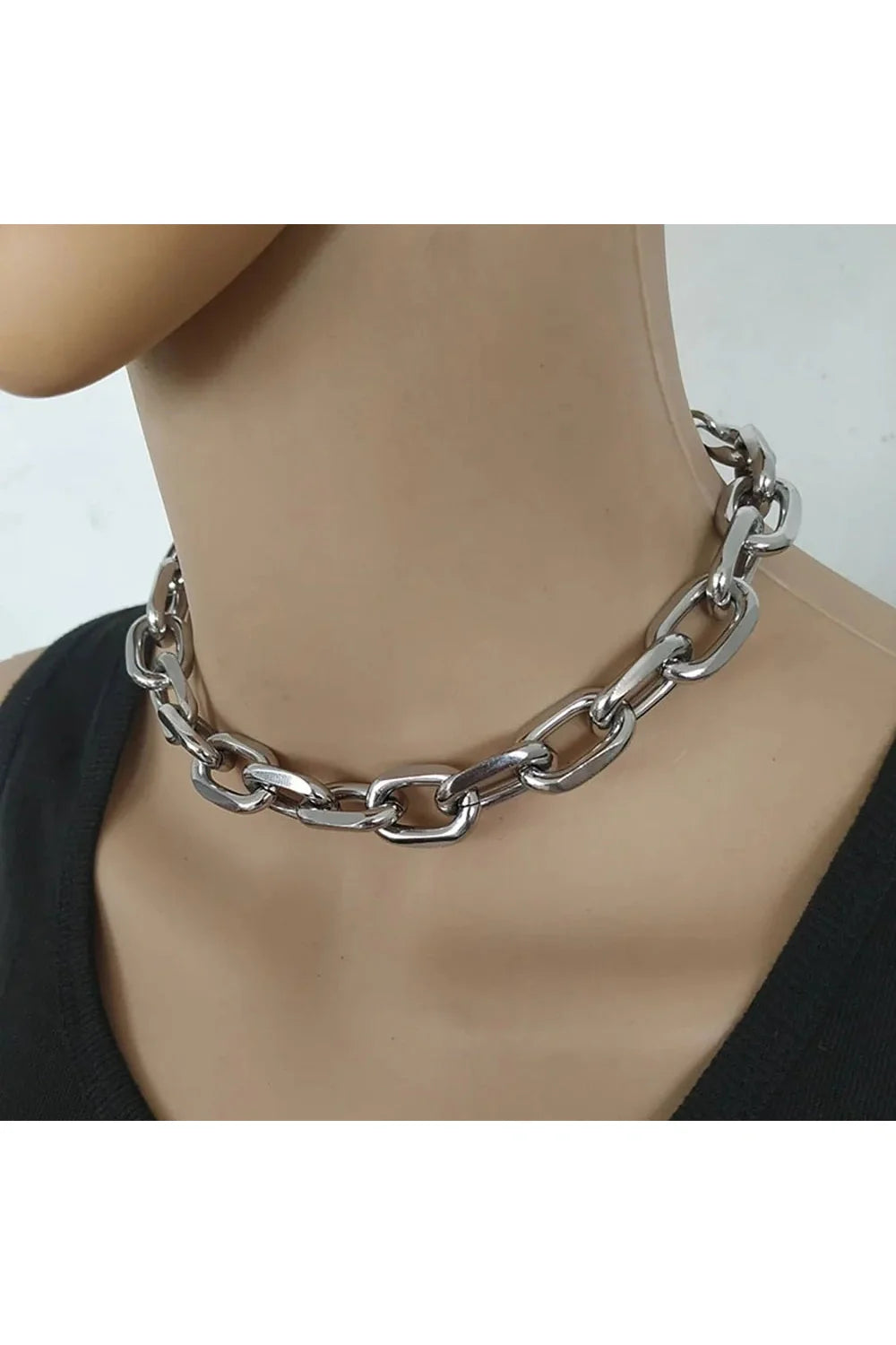 Punk Thick Chain Choker