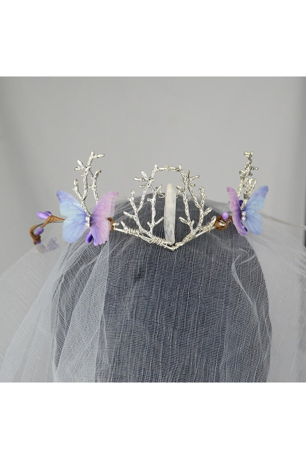 Purple Butterfly Fairy Crown