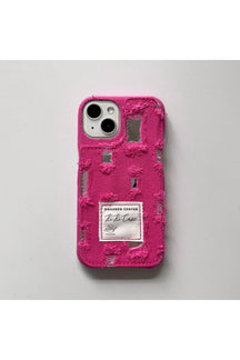 Ragged Denim Cloth iPhone Case