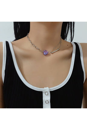 Rainbow Crystal Necklace