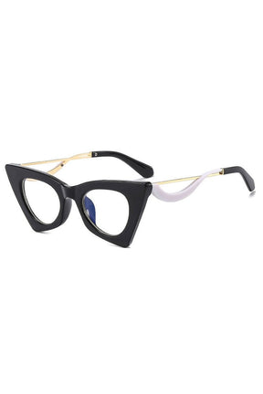 Retro Cat Eye Clear Lens Glasses