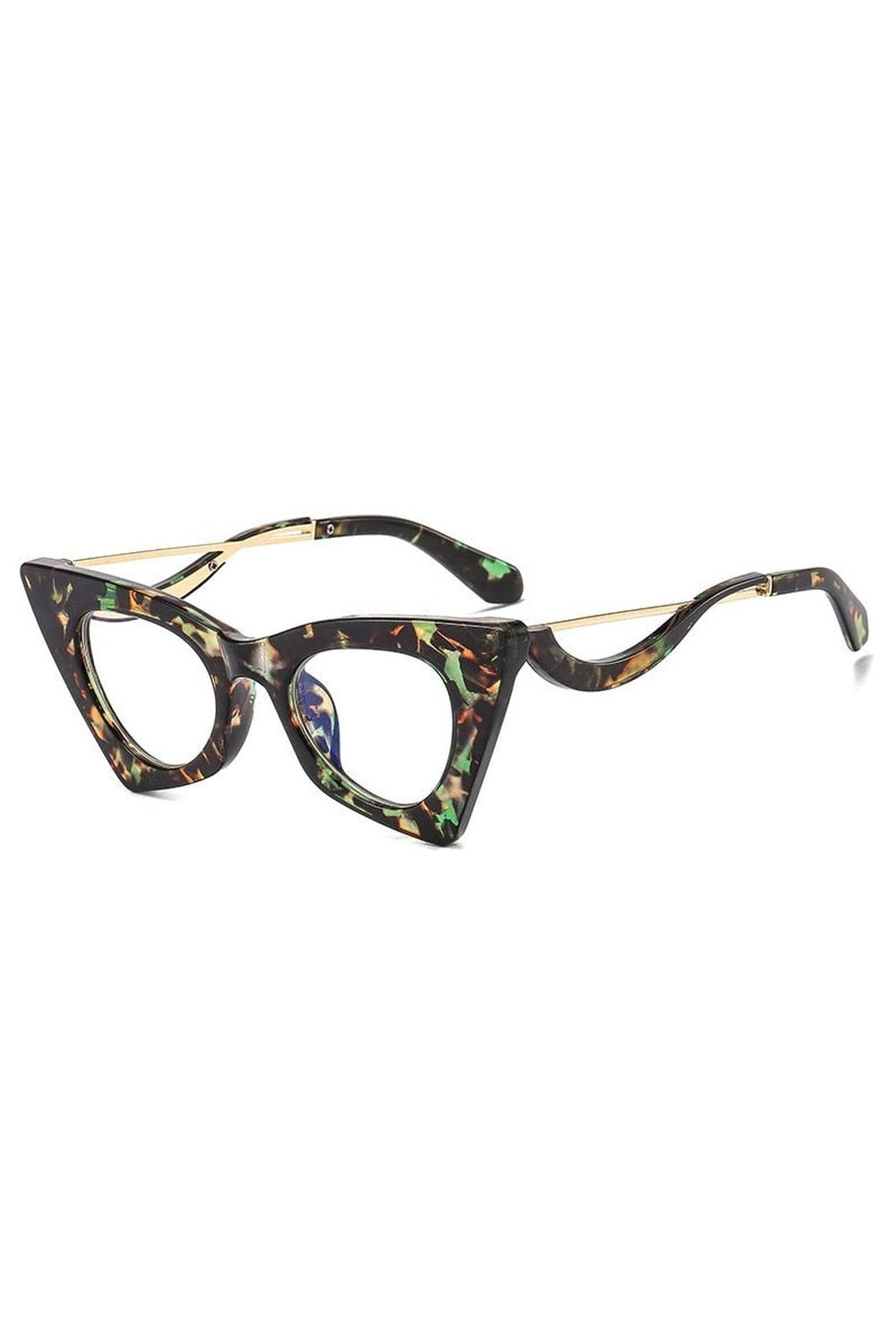 Retro Cat Eye Clear Lens Glasses