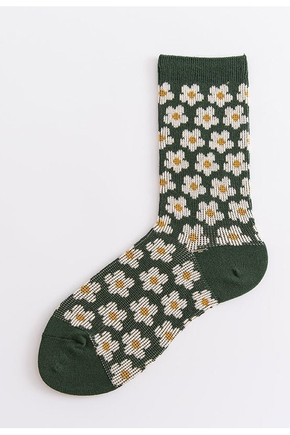 Retro Cozy  Flower Socks