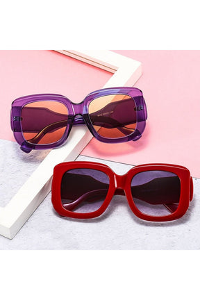 Retro Fashion Oversized Square Sunglasses