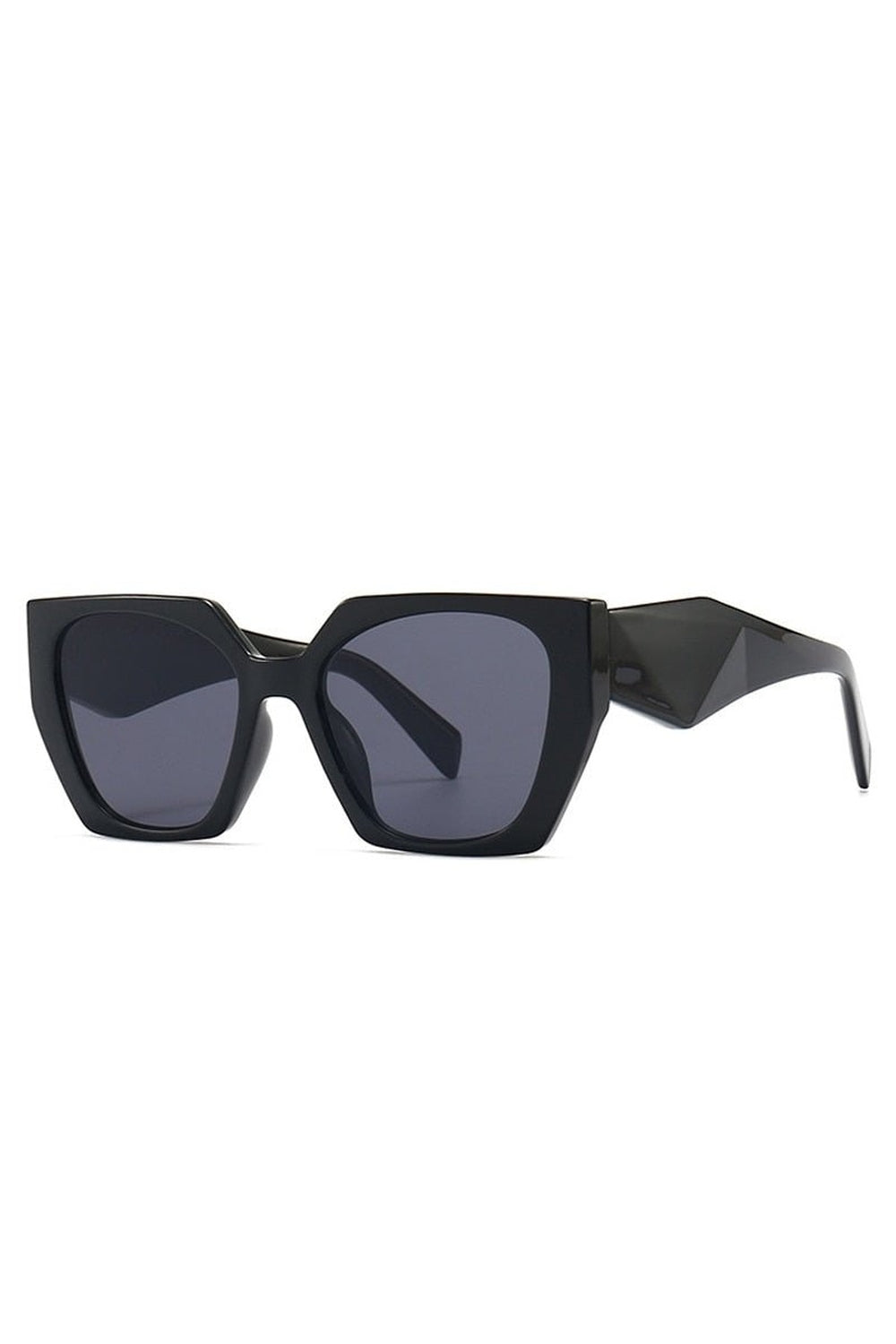 Retro Polygon Cat Eye Sunglasses