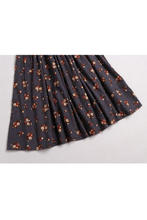 Retro Style Floral Skirt