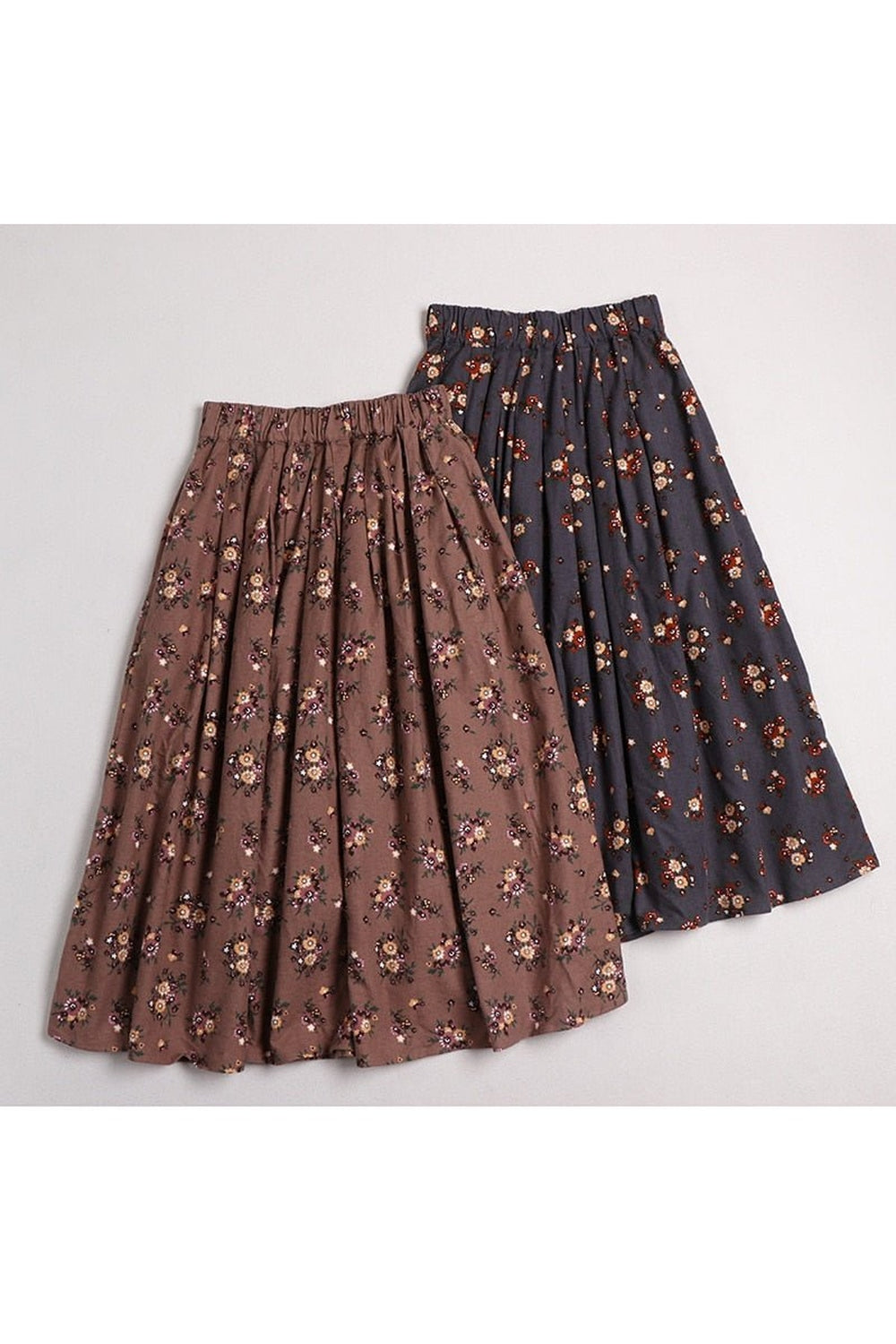 Retro Style Floral Skirt