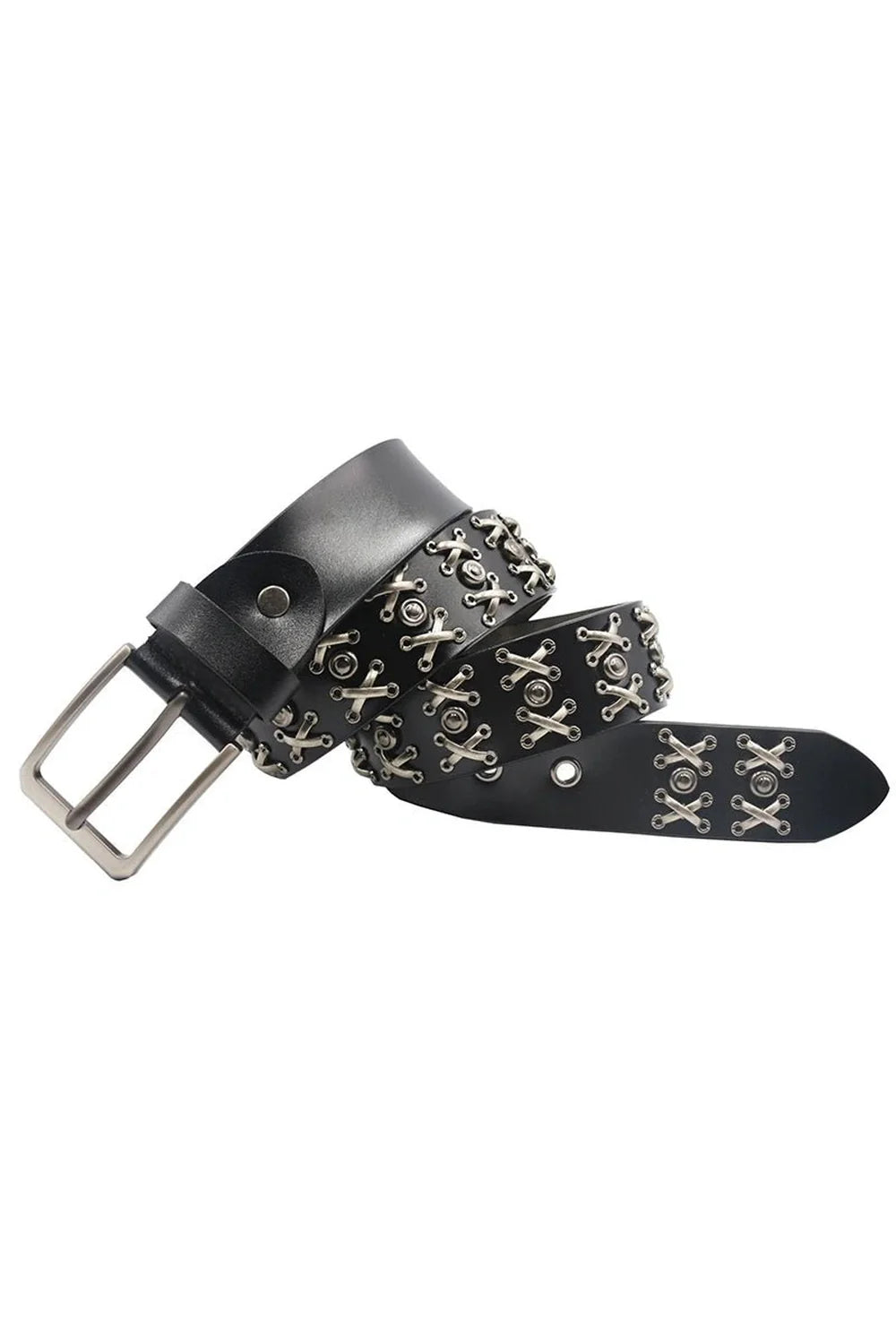 Black Rivet Cowboy Genuine Leather Men's Belt stands out.