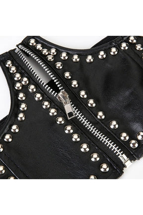 Riveted Punk Corset