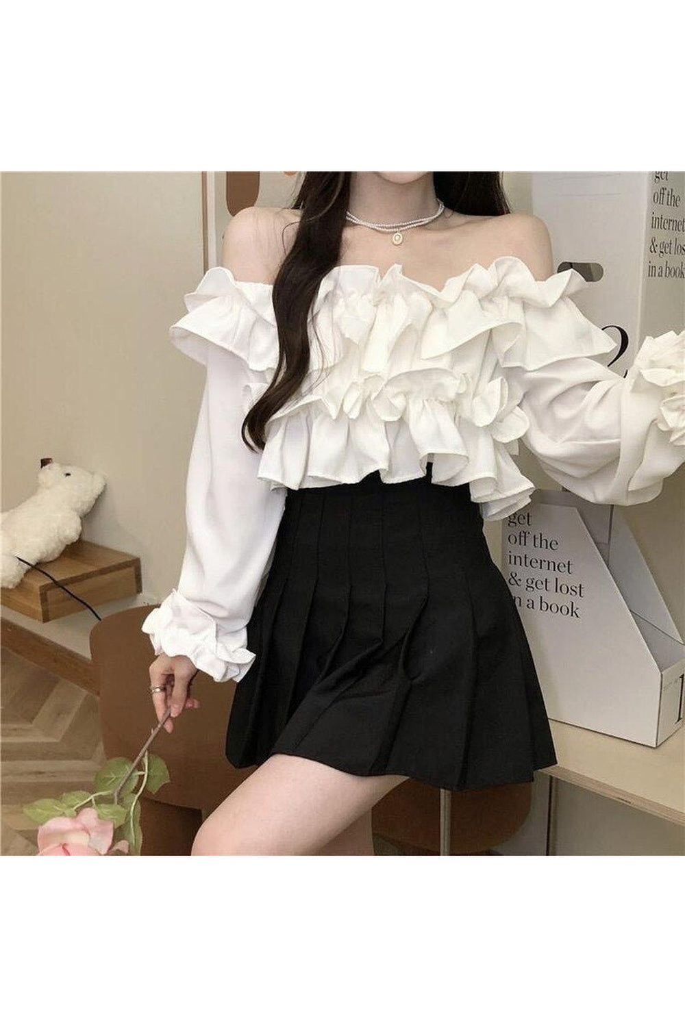 Ruffles Aesthetic Blouse