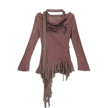 Rustic Dystopia Top in Misty Pink exudes charm.