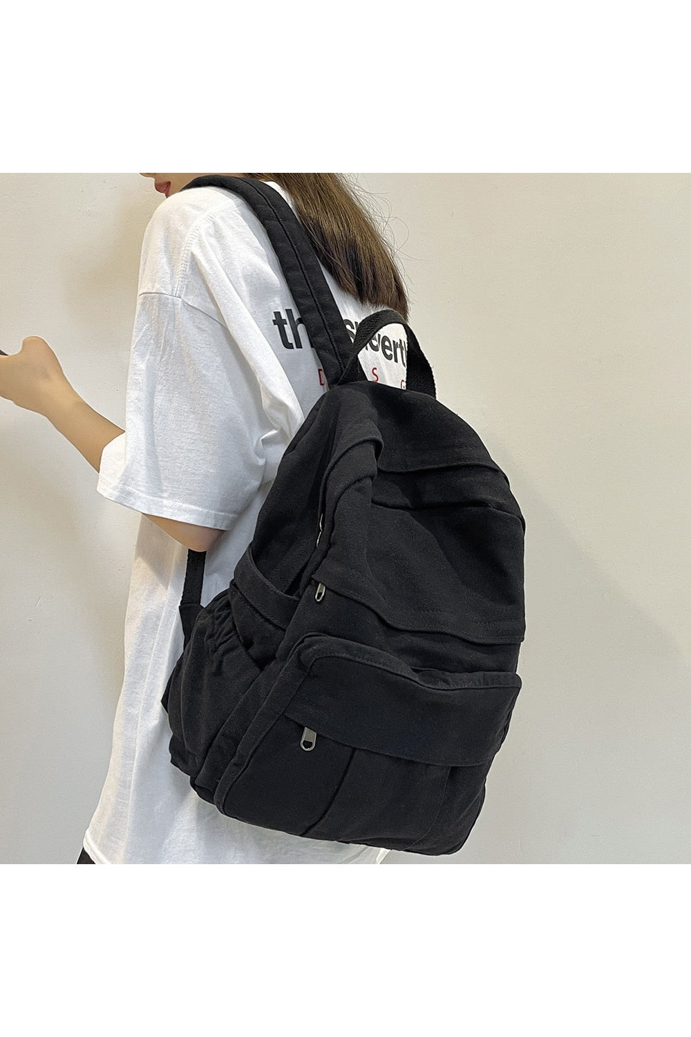 School Bag  College Student Vintage Backpack