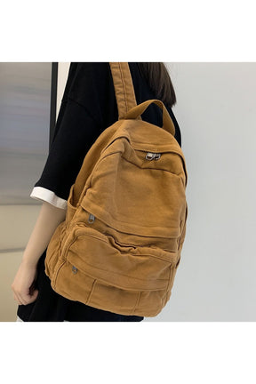 School Bag  College Student Vintage Backpack