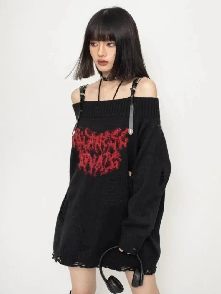 Shadow Script Sweater