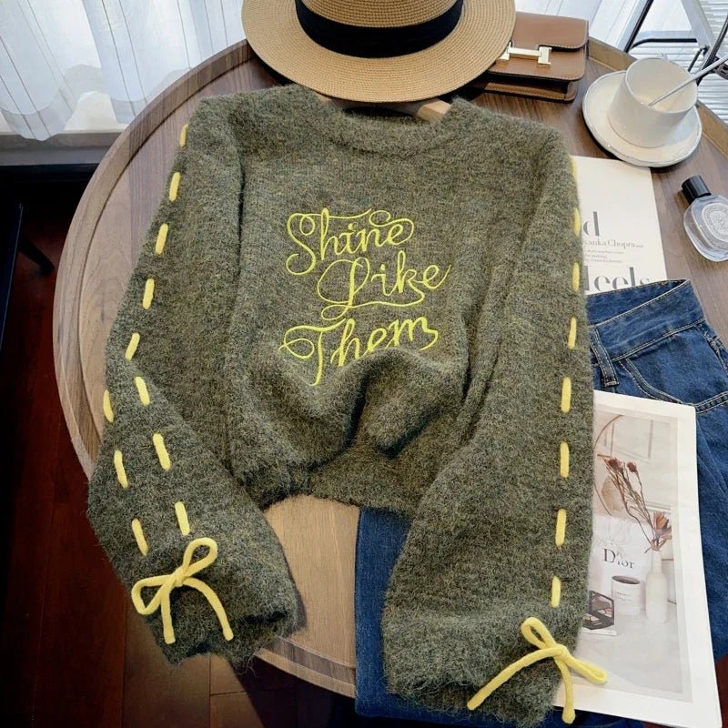 Shine Bright Embroidered Sweater