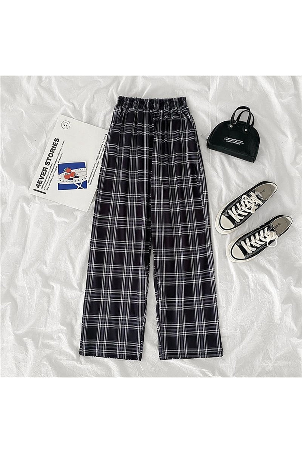 Stylish black Skater Girl Casual Pants with flair.