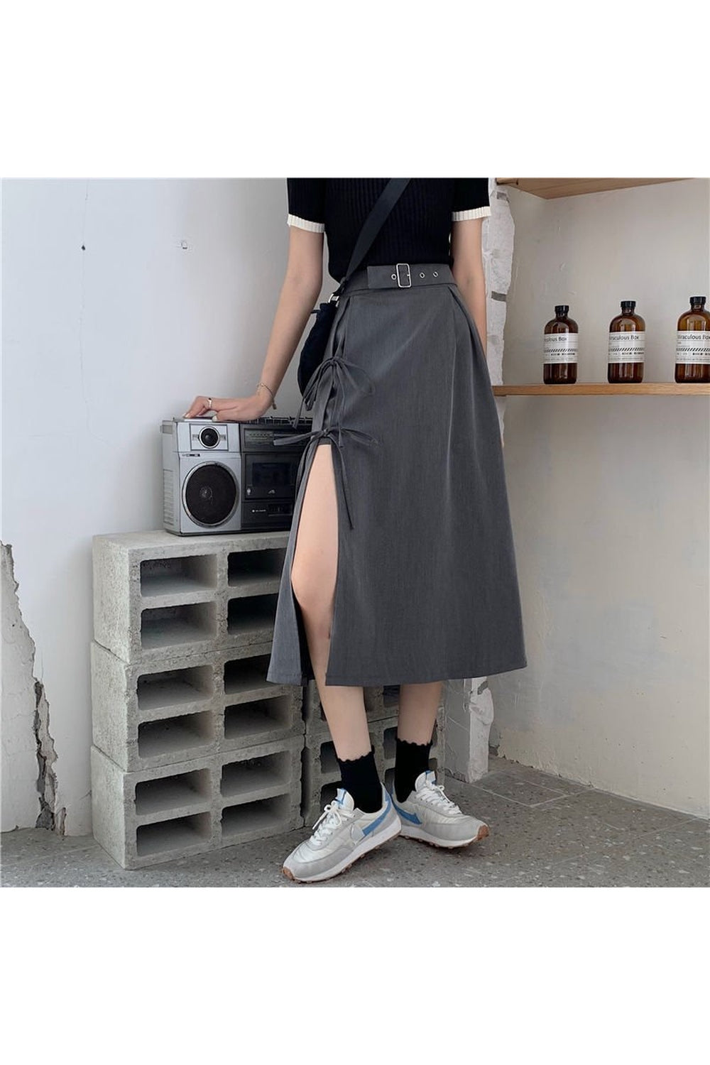 Edgy Skater Girl Punk Skirt in 9515-2HUS variant.