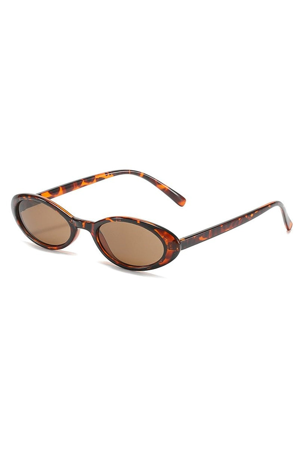 Small Oval Leopard Sunglasses