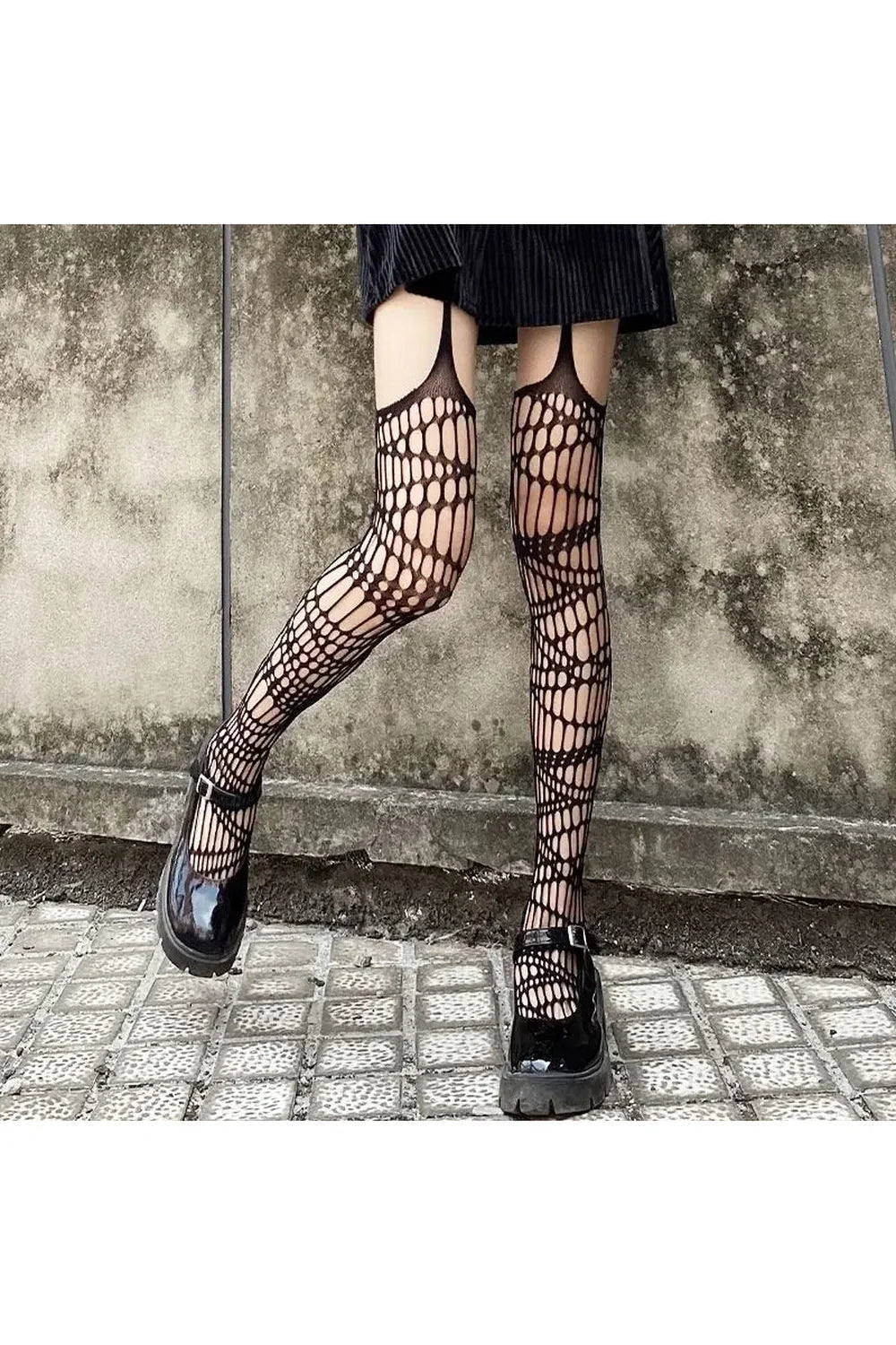 Spider Web Fishnet Stockings