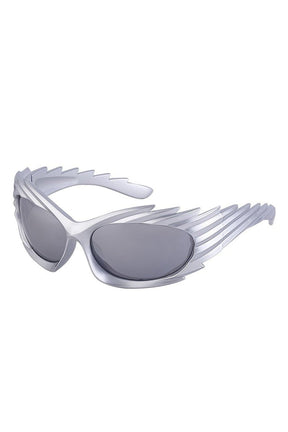 Spike Rectangle Shades Sunglasses