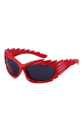 Spike Rectangle Shades Sunglasses