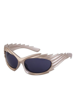 Spike Rectangle Shades Sunglasses